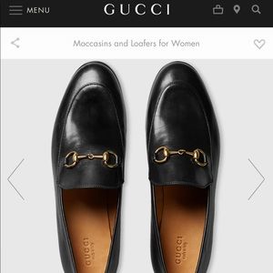 Gucci Jordaan leather loafer (women)